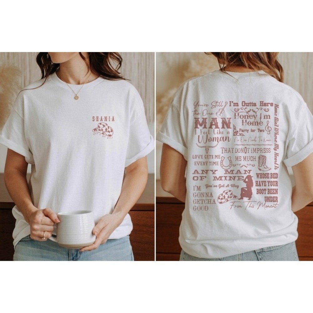 Shania Twain Country Concert Fan Graphic Vintage Unisex T-Shirt